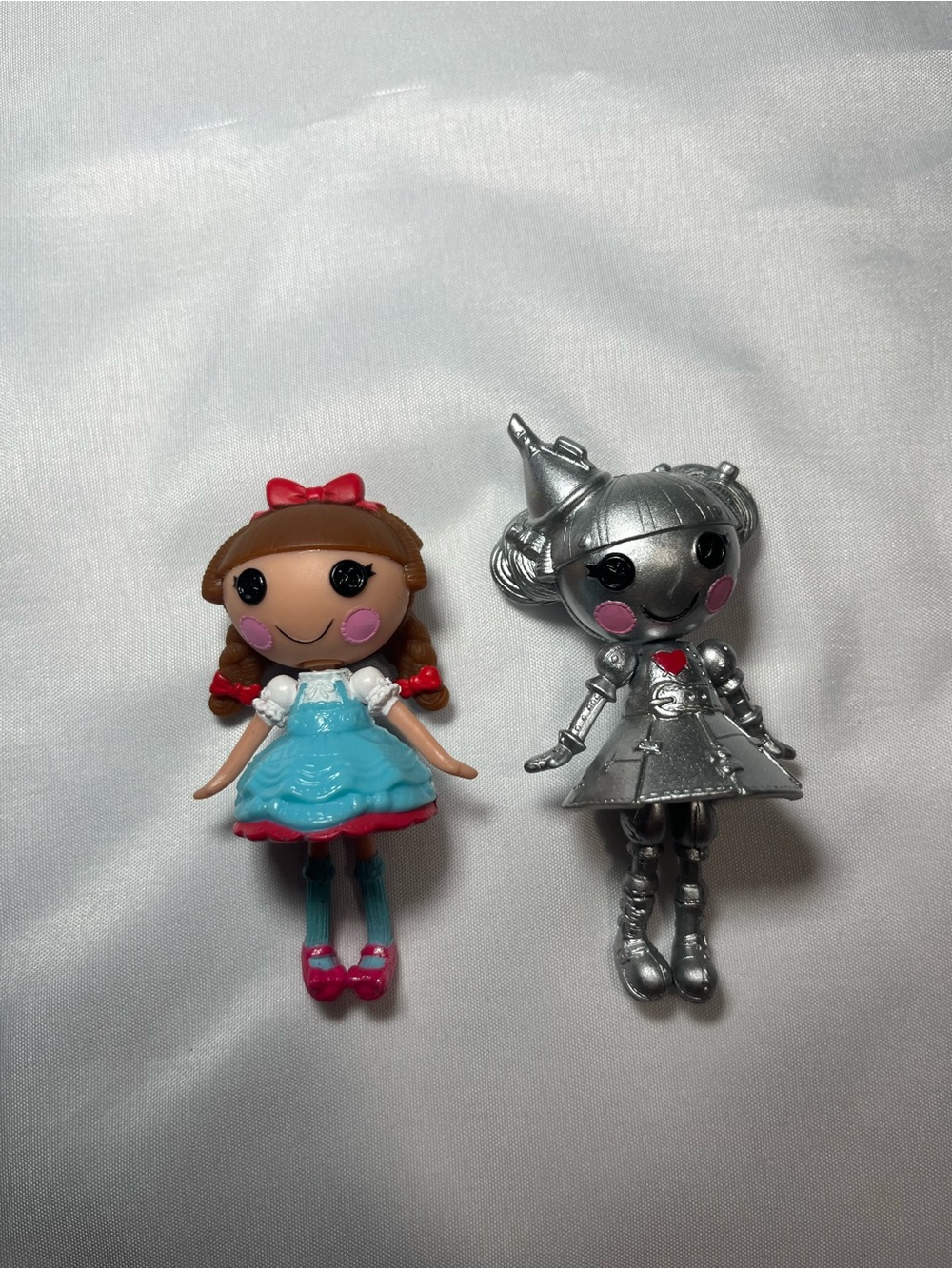 Lalaloopsy Tinny Ticker & Dorothy Mini Doll 3” Lot of 2 Wizard of Oz Tin Man